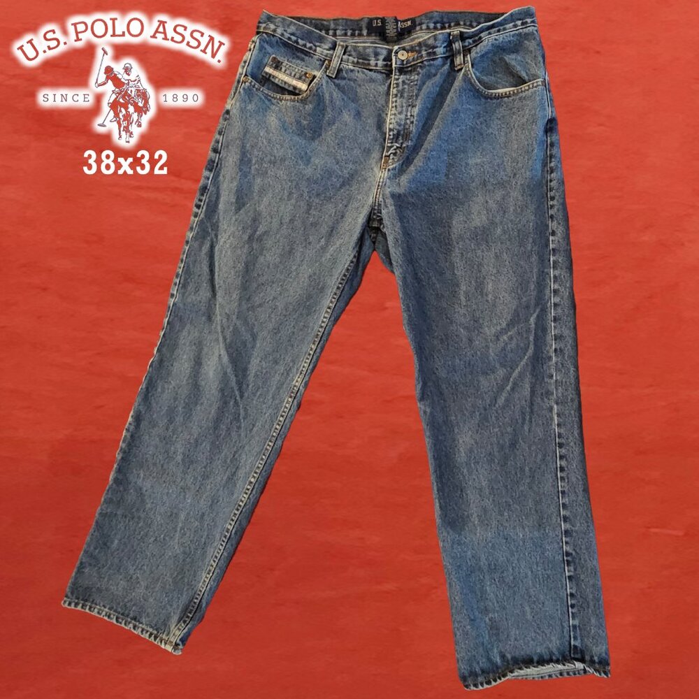The U.S. Polo Assn. Men’s Blue Bootcut Jeans 38x32